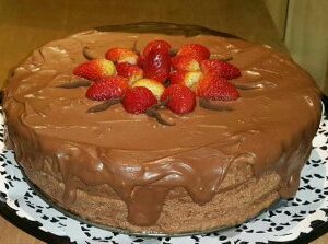 Cake Mousse de Chocolate