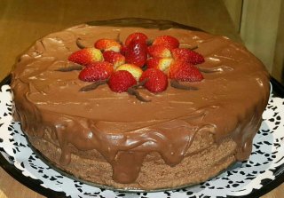 Cake Mousse de Chocolate